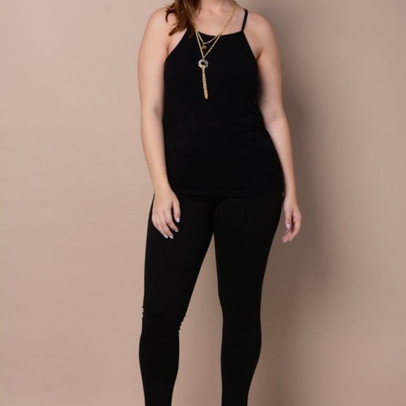 Zenobia Top with Gold Tone Necklace - Picture 2 of 2